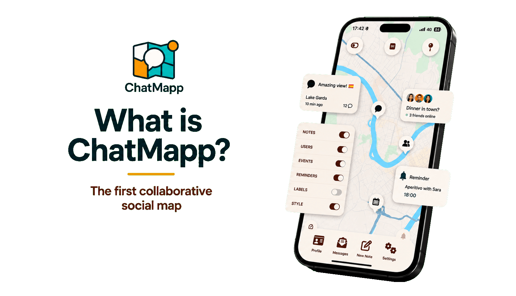ChatMapp app overview