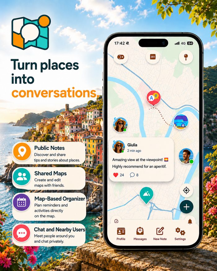 Turn places into conversations on ChatMapp