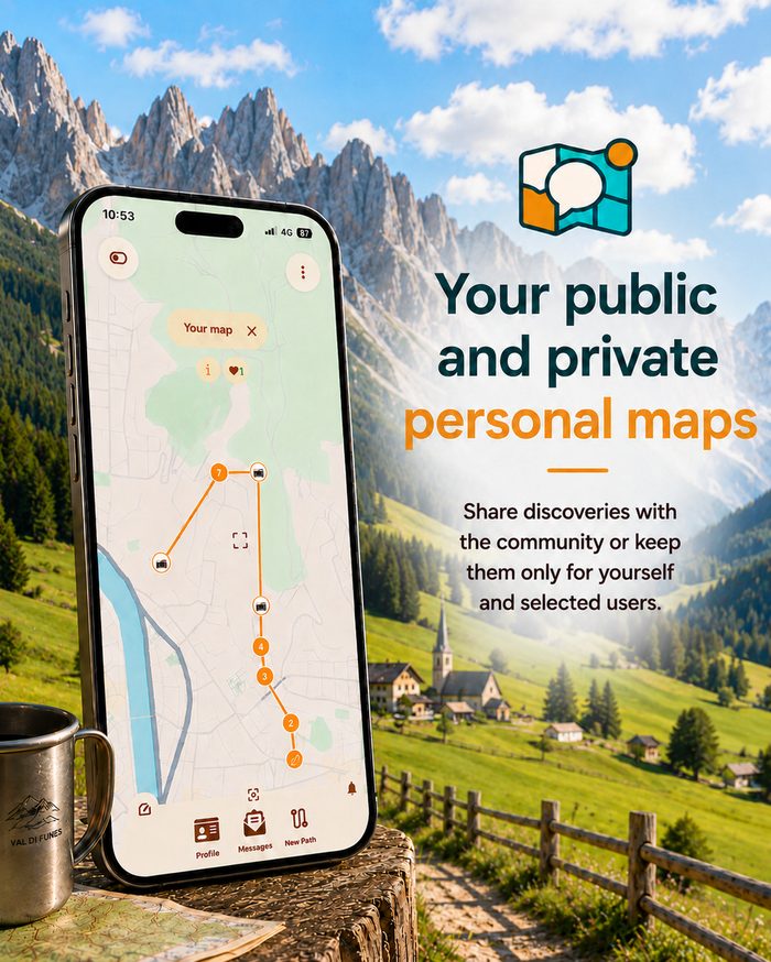 Your public and private personal maps