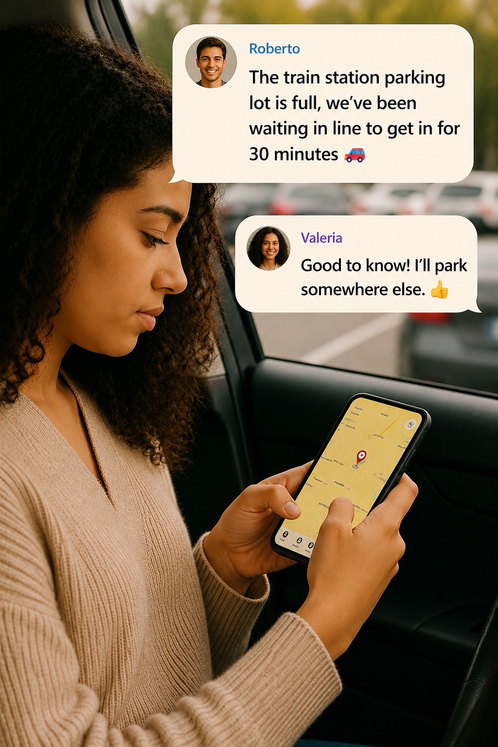ChatMapp app screen